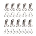 thumbnail image 1 of 10x10pcs Sujetadores De De Cuello Para Costura De Vestido De Con De Imitación 10 piezas Sunnimix Gancho de cuello, 1 of 8