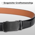 thumbnail image 6 of Maikun Ratchet Belts for Men Automatic Ratchet Buckle Slide Black Belt Suitable for Waist Size 33"-38", 6 of 7