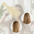 thumbnail image 6 of Unique Bargains 1 Pc Long Handle Hair Insert Comb Yellow Acetate Sheet, 6 of 6