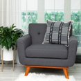 thumbnail image 2 of Parkland Collection PILC21117P Tamara Transitional Throw Pillow, Black, 2 of 6