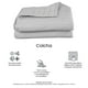 thumbnail image 5 of Colcha Queen Size Acabado Ultrasónico Trinity Gris Perla + Juego de Sábanas Gris + 2 Almohadas Osos, 5 of 13