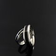 thumbnail image 3 of Banda de Acero Inoxidable Fernando Con Anillo De Confort Con Tira Negra Talla 10, 3 of 6