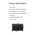 thumbnail image 5 of ACASIS 4-channel Co-display PCIE Built-in SDI Capture Card with Cooling Fan 1920x1080P60HZ, 5 of 14