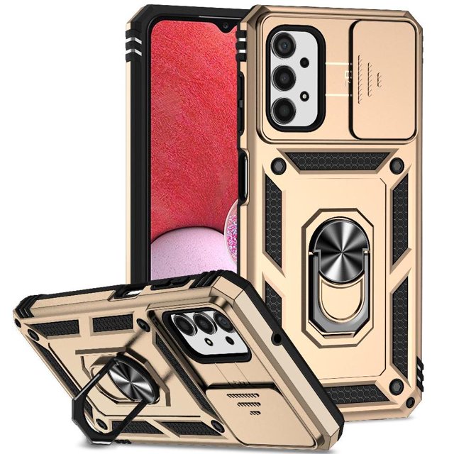Estuche GANGXUN para Samsung Galaxy A13 4G, soporte giratorio 360°, estilo mecánico y magnético