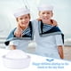 thumbnail image 5 of Sombreros de marinero blancos Sombreros de capitán de la marina Sombrero de yate para adolescentes y adultos Sombrero de niño Disfraz de Halloween, 5 of 5