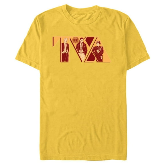 Marvel Loki TVA Mobius and Hunter-B15 - Short Sleeve Blended T-Shirt for Adults - Customized-Yellow