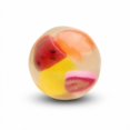 thumbnail image 3 of Gel Squishy Stress Ball with Mixed Fruit Slices Inside, 2.4 Inch, Transparent, for Children and Adults, Sensory Toy, 3 of 3
