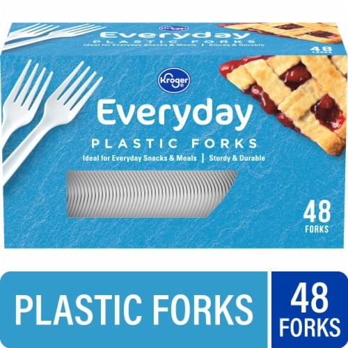 KR EveryDay Plastic Forks 48 ct