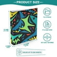 thumbnail image 5 of Colorful Sharks 3 Ring Binders 1.5 inch Hardcover File Folders with Interior Pockets A4 Size Organizer for School Office Hospital, 5 of 8