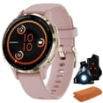 thumbnail image 1 of Reloj inteligente Garmin Venu 3S de 41 mm de acero dorado con funda Dust Rose, 1 of 9