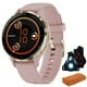 thumbnail image 1 of Reloj inteligente Garmin Venu 3S de 41 mm de acero dorado con funda Dust Rose, 1 of 9