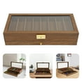 thumbnail image 5 of Knife Display Case, Knife Storage Box, 2-Tier Knife Display Case Organizer, 5 of 20