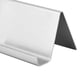 thumbnail image 3 of Porta tarjetas de presentación de acero inoxidable, soporte de escritorio para nombres, colección de exhibición Plata G, 3 of 6
