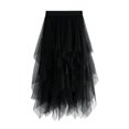 thumbnail image 1 of Femmes Tulle Jupe Taille Élastique Maille Long Paragraphe Jupe Robe, 1 of 3