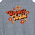 thumbnail image 3 of Instant Message - Groovy Babe - Women's Racerback Tank Top, 3 of 6