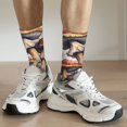 thumbnail image 6 of Vsdgher Cute Forest Mushrooms Crew Socks for Men & Women, Breathable Casual Athletic Ankle Socks, 6 of 6