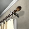 thumbnail image 2 of Barbara 13/16" Bay Window curtain rod 20"-36", 38"-72" - Cocoa,(ABay-18-7), 2 of 4