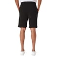 thumbnail image 3 of Independent Trading Co. Men's Midweight Fleece Shorts, 6-Pack Black Jersey Casual Pocket Short, XL, 3 of 5