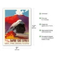 thumbnail image 2 of The New Empire State Express - Hudson River Valley - New York Central System - Vintage Railroad Travel Poster by Leslie Darrell Ragan c.1941 - Master Art Print (Unframed) 9in x 12in, 2 of 4