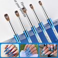 thumbnail image 4 of 100% Pure Kolinsky Acrylic Nail Brush Pincel para U&ntilde;as de Acr&iacute;lico de Forma Redonda Ovalada con Mango de Metal Nail Art Brush Pincel Profesional para U&ntilde;as para Nail Te, 4 of 7