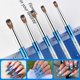 thumbnail image 4 of 100% Pure Kolinsky Acrylic Nail Brush Pincel para U&ntilde;as de Acr&iacute;lico de Forma Redonda Ovalada con Mango de Metal Nail Art Brush Pincel Profesional para U&ntilde;as para Nail Te, 4 of 7