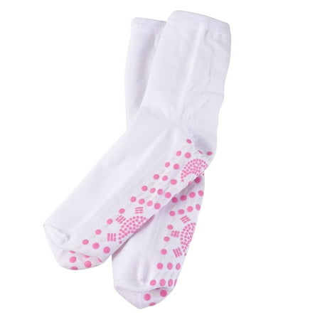

Etereauty Self-heating Far Infrared Paded Cotton Socks Sock Foot Feet Massager Massage Padded Therapy Massaging Socks Foot(White)