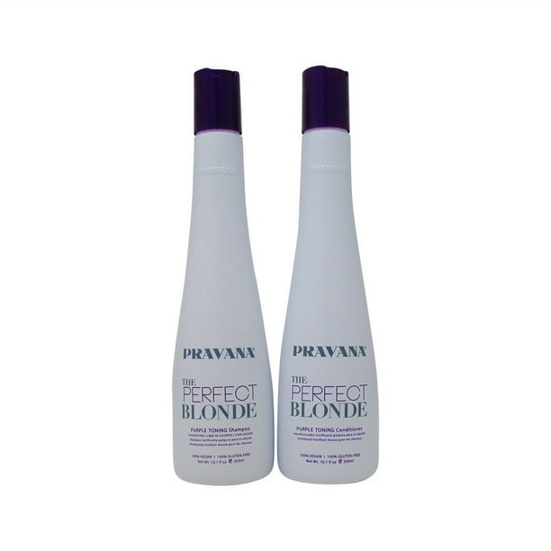 Pravana Pravana The Perfect Blonde Purple Toning Shampoo And Conditioner 10 1 Oz Walmart Com Walmart Com