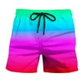 thumbnail image 2 of Ketyyh-chn99 Maillots de Bain pour Hommes Shorts d'Entraînement Shorts de Planche avec Doublure en Maille Shorts de Plage Respirants Maillots de Bain Rouges,2TG, 2 of 4