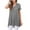 Dark Gray, variant on Buigttklop Summer Tunic Tops for Women Plus Size Women'S Casual Solid Color Short Sleeve V-Neck Top