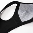 thumbnail image 4 of HBGVBA Womens Plus Size Wireless Bras Front Closure Polka Print Wide Strap Comfortable Bralette, 4 of 5