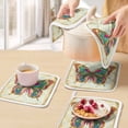thumbnail image 5 of Vintage Butterfly Pot Holders for Kitchen Heatproof Potholder, 3 Pack Retro Colorful Butterfly Hot Pads Multipurpose Oven Pads Cloth Potholders Trivet for Cooking Baking, 5 of 8