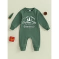 thumbnail image 2 of Hirigin Newborn Baby Boy Girl Christmas Outfit Long Sleeve Letter Tree Print Romper 0 3 6 12 18 Months Fall Winter Jumpsuit, 2 of 8