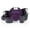 purple, variant on Stoneware Dinnerware Set Service for 2, 8 Piece Two Tone Handmade Plates Bowls Set, Chip & Crack Resistant Modern Tableware, Pink and Black
