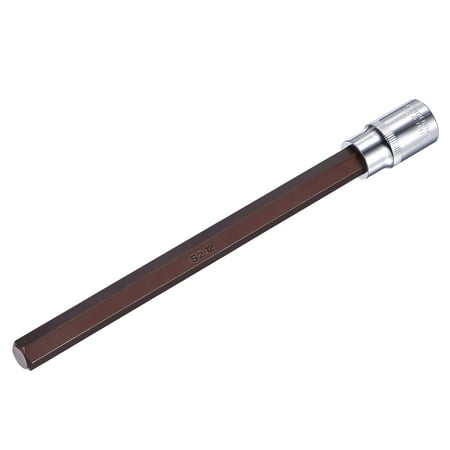 

Uxcell 1/2 Square Drive x H12 Hex Bit Socket S2 Steel Bits CR-V Sockets 200mm Length (for Hand Use Only)