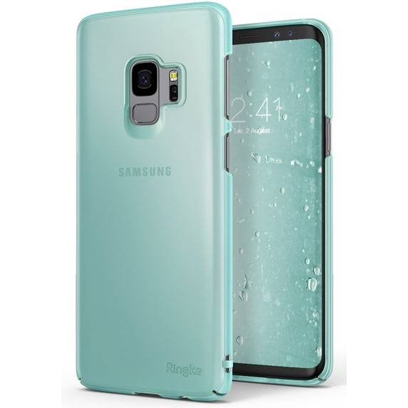 Ringke Slim Case Compatible with Samsung Galaxy S9, Lightweight Thin Soft Premium Coating Hard PC Cover - Frost Mint