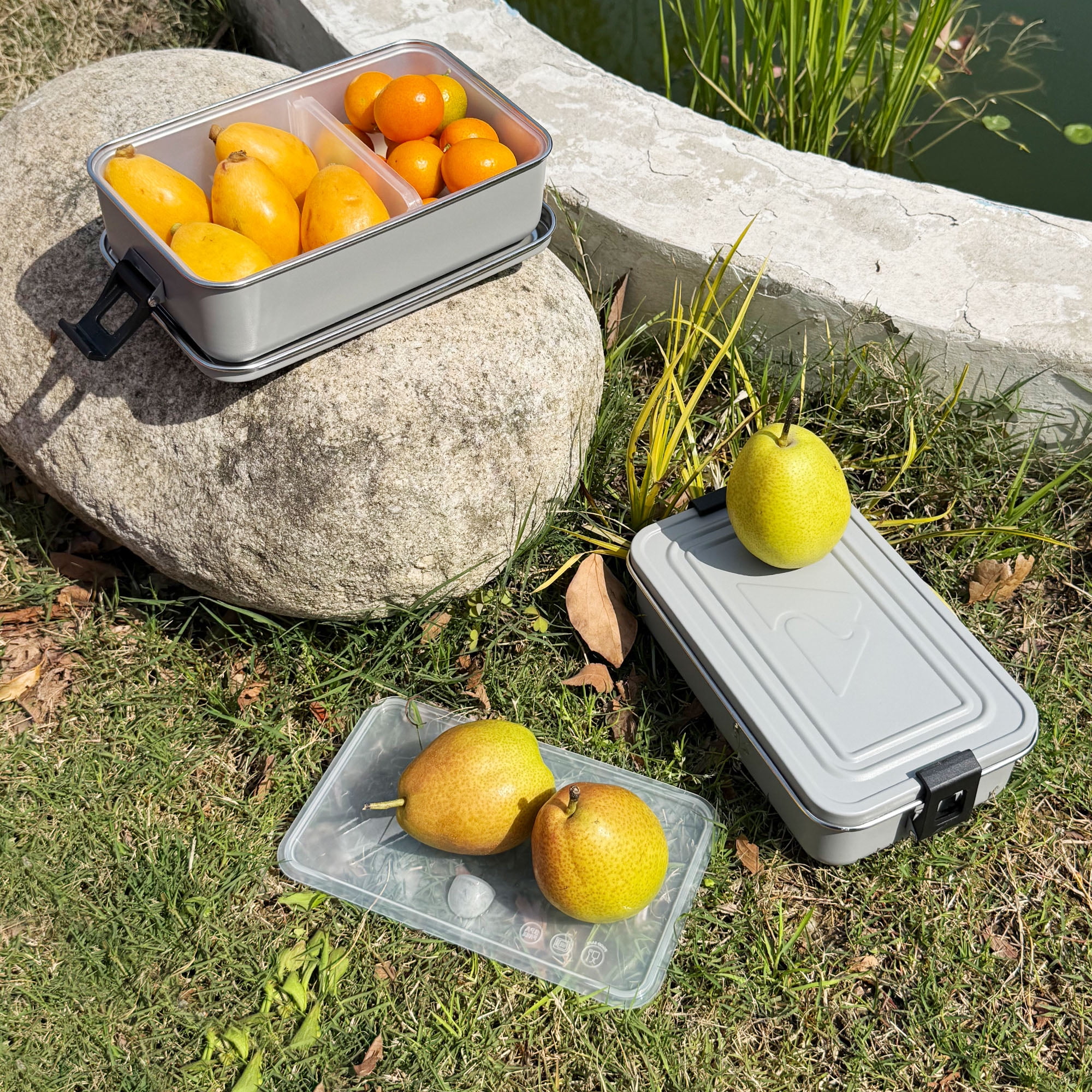 Ozark Trail 40 oz Insulated Stainless Steel Lunch Box