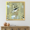thumbnail image 3 of Designart 'Herons Birds In The Gray Water' Farmhouse Framed Art Print, 3 of 4