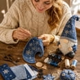 thumbnail image 6 of Sunflower Gnome Complete Sewing Patchwork Kit, Portable Beginner Friendly Handcraft Set for Holiday Gift & Desktop Ornament Making C, 6 of 6