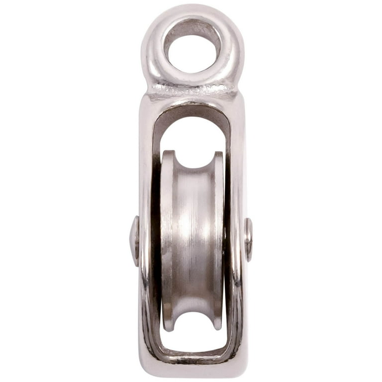 Secureline 5/16 in. D Zinc Plated Steel Fast Eye Pulley Secureline 5/16 in. D Zinc Plated Steel Fast Eye Pulley