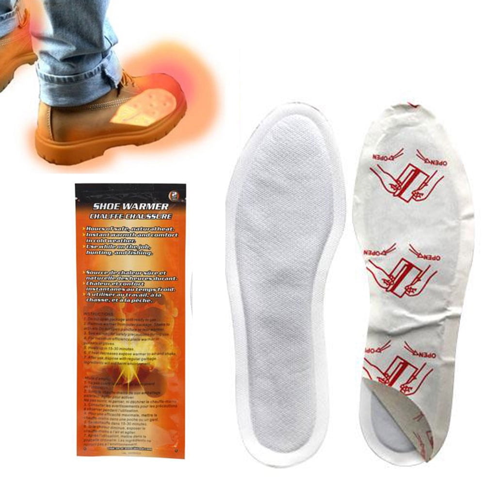 Pair Insole Foot Warmers Toe Warmer Adhesive Heat Activated Hot Feet Ski Camping by JMK IIT