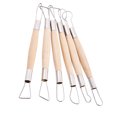 thumbnail image 2 of 6pcs/set Clay Sculpting Tools Metal Tools Art Wood Art Craft Modeling Tools Sculpture Modeling Accessories, 2 of 8