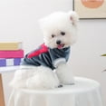 thumbnail image 6 of NovaStitch Dog Jersey Pet Clothes Number 97 Soft Warm Cotton Blend Sweatshirt for Fall Winter Breathable Pet Sports Shirt Outdoor Daily Wear Blue XL, 6 of 6