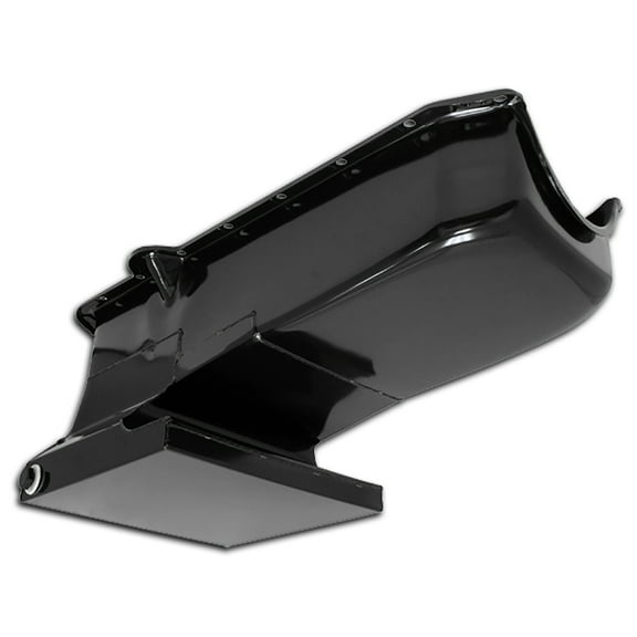 Black Drag Racing Oil Pan For 62-67 Chevy II Nova 80-85 Small Block 283-400 V8