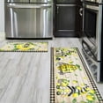 thumbnail image 4 of Hbdhejl Yellow Kitchen Rug Mat Spring Summer Kitchen Rugs Sets Of 2 Washable Kitchen Floor Mats For In Front Of Kitchen, 4 of 5