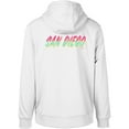 thumbnail image 3 of Men's Levelwear White Atlanta Braves City Connect Podium Baseline Pullover Hoodie, 3 of 3