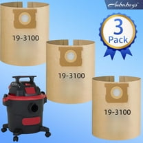 3 Pack 19-3100 High-Efficiency Disposable Filter Bag ,Compatible with Hyper Tough 5 Gallon Wet/Dry Vacuum
