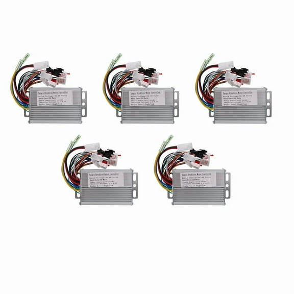 5X Electric Bike Brushless DC Motor Controller 36V/48V 350W for Electric Bicycle E-Bike Scooter Accessories