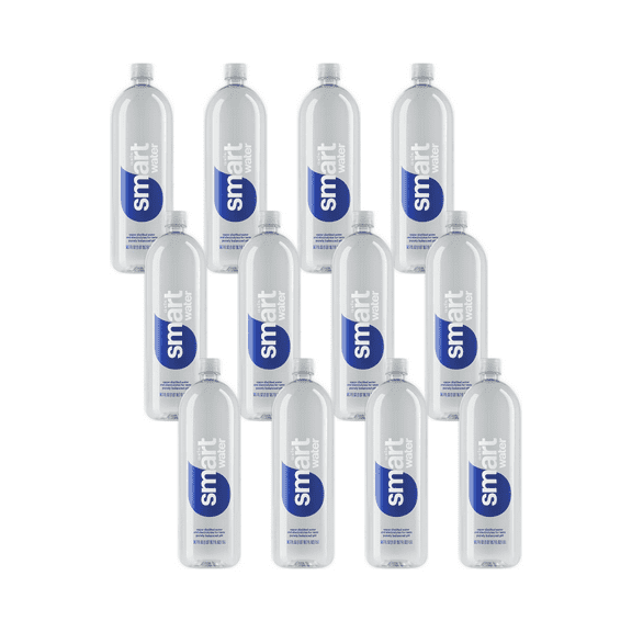 Pack of 12 Smartwater 1.5 L Bottles