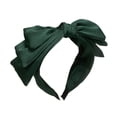 thumbnail image 2 of Diadema con lazo jinwen tocado de moda banda para el cabello Verde oscuro, 2 of 7