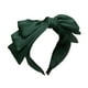 thumbnail image 2 of Diadema con lazo, accesorio para el cabello, aro para el cabello para lavarse la cara, para uso diario en la fiesta de graduación Verde oscuro, 2 of 7